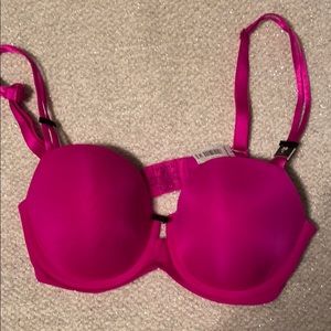 Torrid 38C Hot Pink Demi Bra BNWT